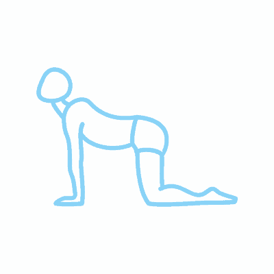 A man kneels on a yoga mat-KCCWC